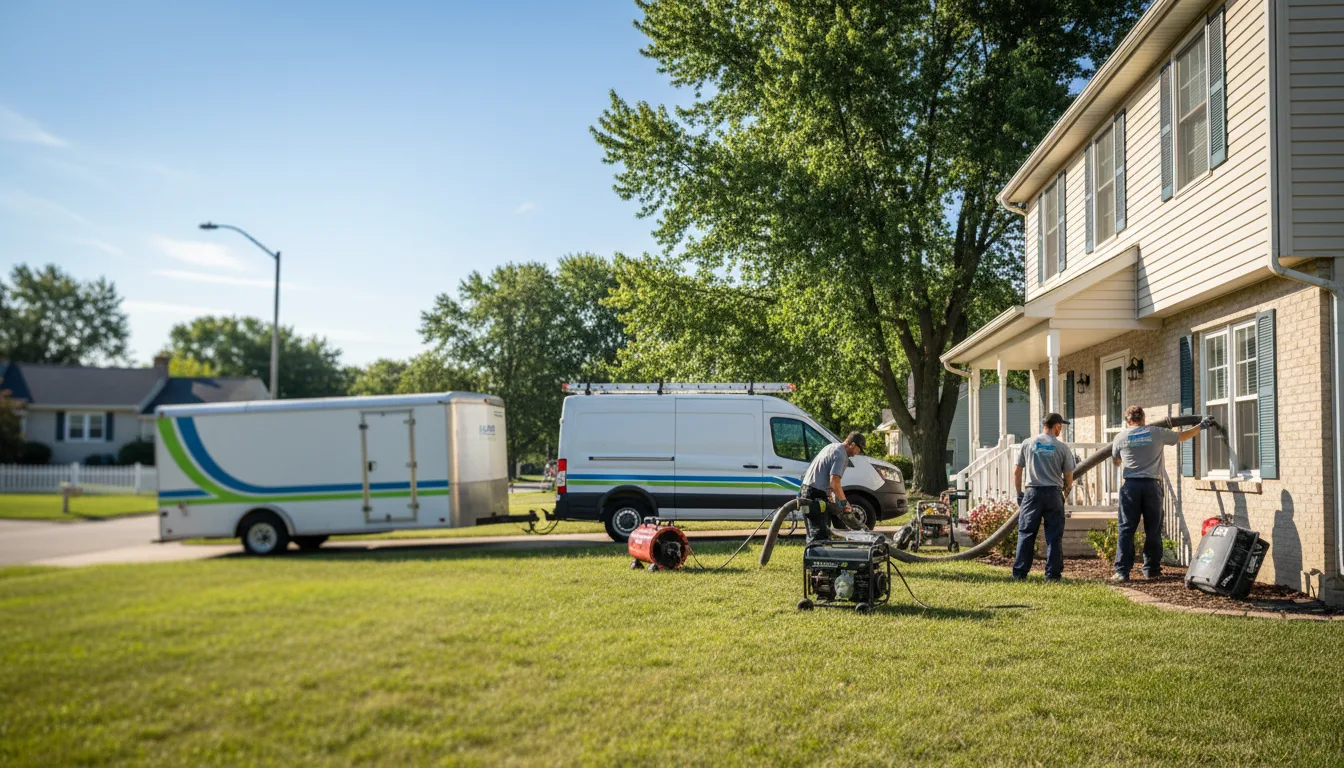 Flooded Basement Restoration And Cleanup With Repair in Lyons, OH near me